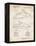 PP1077-Vintage Parchment Suzuki Wave Runner Patent Poster-Cole Borders-Framed Premier Image Canvas