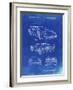 PP108-Faded Blueprint Ferrari 1990 F40 Patent Poster-Cole Borders-Framed Giclee Print