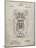 PP1083-Sandstone T. A. Edison Vote Recorder Patent Poster-Cole Borders-Mounted Giclee Print