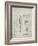 PP1088-Antique Grid Parchment Telephone Booth Patent Poster-Cole Borders-Framed Giclee Print