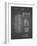 PP1088-Black Grid Telephone Booth Patent Poster-Cole Borders-Framed Giclee Print