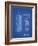 PP1088-Blueprint Telephone Booth Patent Poster-Cole Borders-Framed Giclee Print