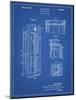 PP1088-Blueprint Telephone Booth Patent Poster-Cole Borders-Mounted Giclee Print