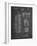 PP1088-Chalkboard Telephone Booth Patent Poster-Cole Borders-Framed Giclee Print