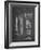 PP1088-Chalkboard Telephone Booth Patent Poster-Cole Borders-Framed Giclee Print