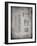 PP1088-Faded Grey Telephone Booth Patent Poster-Cole Borders-Framed Giclee Print