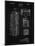 PP1088-Vintage Black Telephone Booth Patent Poster-Cole Borders-Mounted Giclee Print