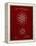 PP1092-Burgundy Tesla Coil Patent Poster-Cole Borders-Framed Premier Image Canvas