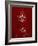 PP1092-Burgundy Tesla Coil Patent Poster-Cole Borders-Framed Giclee Print