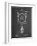 PP1097-Chalkboard Tesla Turbine Patent Poster-Cole Borders-Framed Giclee Print