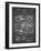 PP11 Black Grid-Borders Cole-Framed Giclee Print