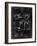 PP11 Black Grunge-Borders Cole-Framed Giclee Print