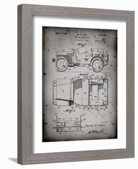 PP11 Faded Grey-Borders Cole-Framed Giclee Print