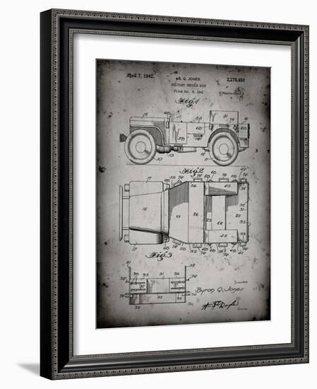 PP11 Faded Grey-Borders Cole-Framed Giclee Print