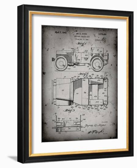 PP11 Faded Grey-Borders Cole-Framed Giclee Print
