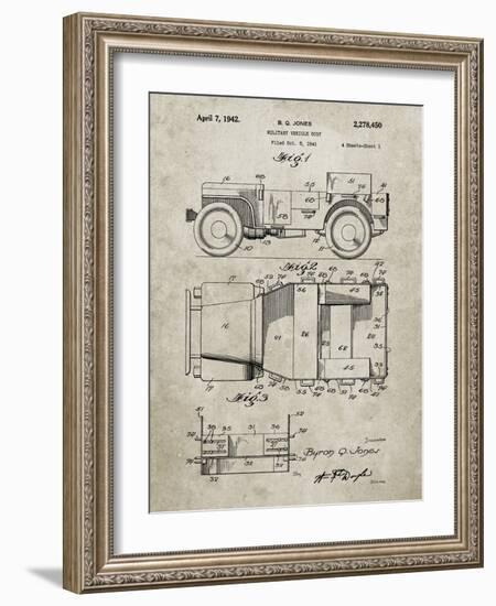 PP11 Sandstone-Borders Cole-Framed Giclee Print