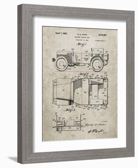 PP11 Sandstone-Borders Cole-Framed Giclee Print