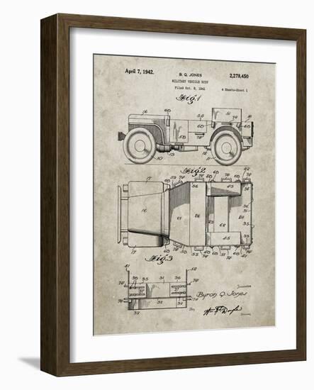 PP11 Sandstone-Borders Cole-Framed Giclee Print