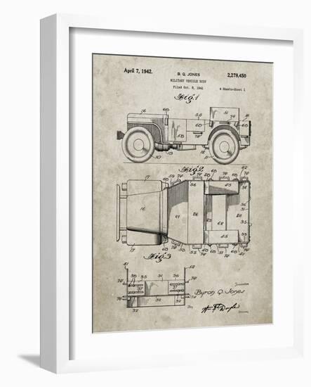 PP11 Sandstone-Borders Cole-Framed Giclee Print