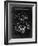 PP1104-Black Grunge Toshiba Cassette Tape Recorder Patent Poster-Cole Borders-Framed Giclee Print