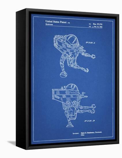 PP1107-Blueprint Mattel Space Walking Toy Patent Poster-Cole Borders-Framed Premier Image Canvas