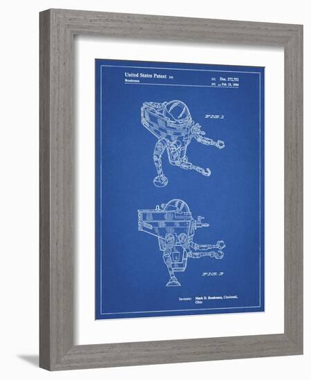 PP1107-Blueprint Mattel Space Walking Toy Patent Poster-Cole Borders-Framed Giclee Print