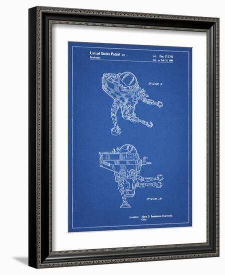 PP1107-Blueprint Mattel Space Walking Toy Patent Poster-Cole Borders-Framed Giclee Print