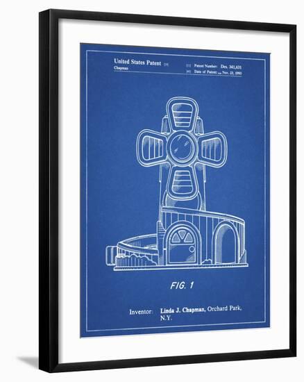 PP1108-Blueprint Toy Windmill Poster-Cole Borders-Framed Giclee Print