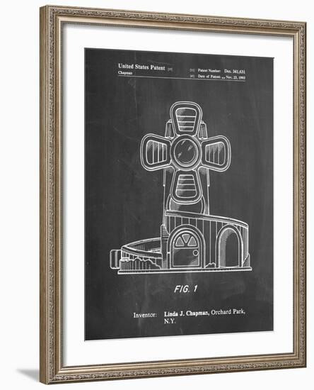 PP1108-Chalkboard Toy Windmill Poster-Cole Borders-Framed Giclee Print