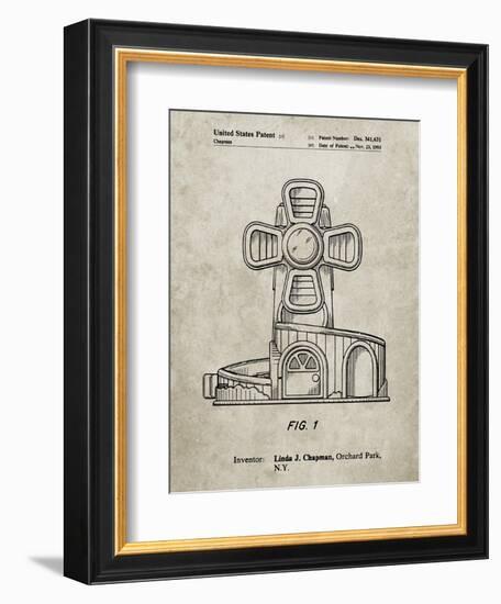 PP1108-Sandstone Toy Windmill Poster-Cole Borders-Framed Giclee Print