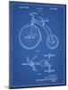 PP1114-Blueprint Tricycle Patent Poster-Cole Borders-Mounted Giclee Print