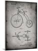 PP1114-Faded Grey Tricycle Patent Poster-Cole Borders-Mounted Giclee Print