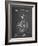 PP112-Chalkboard U.S. Watch Co. Pocket Watch Patent Poster-Cole Borders-Framed Giclee Print