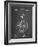 PP112-Chalkboard U.S. Watch Co. Pocket Watch Patent Poster-Cole Borders-Framed Giclee Print