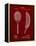 PP1127-Burgundy Vintage Tennis Racket 1891 Patent Poster-Cole Borders-Framed Premier Image Canvas