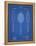 PP1128-Blueprint Vintage Tennis Racket Patent Poster-Cole Borders-Framed Premier Image Canvas