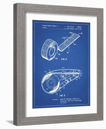 PP1133-Blueprint White Out Tape Patent Poster-Cole Borders-Framed Giclee Print