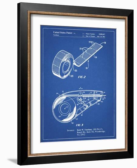 PP1133-Blueprint White Out Tape Patent Poster-Cole Borders-Framed Giclee Print