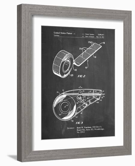 PP1133-Chalkboard White Out Tape Patent Poster-Cole Borders-Framed Giclee Print