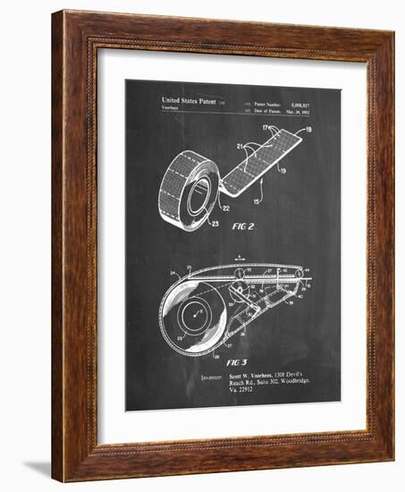 PP1133-Chalkboard White Out Tape Patent Poster-Cole Borders-Framed Giclee Print