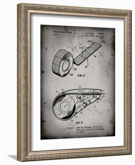 PP1133-Faded Grey White Out Tape Patent Poster-Cole Borders-Framed Giclee Print