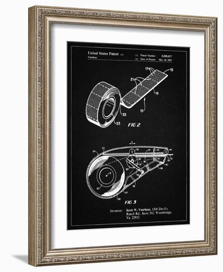 PP1133-Vintage Black White Out Tape Patent Poster-Cole Borders-Framed Giclee Print