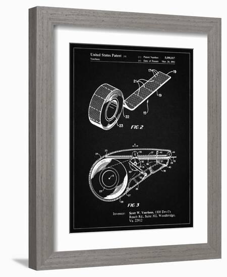 PP1133-Vintage Black White Out Tape Patent Poster-Cole Borders-Framed Giclee Print