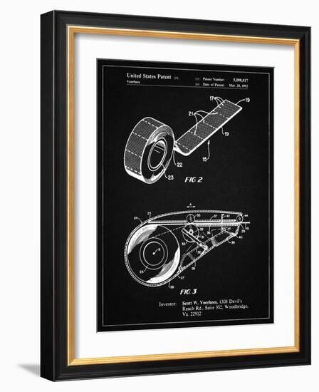 PP1133-Vintage Black White Out Tape Patent Poster-Cole Borders-Framed Giclee Print