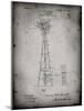 PP1137-Faded Grey Windmill 1906 Patent Poster-Cole Borders-Mounted Giclee Print