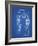 PP12 Blueprint-Borders Cole-Framed Giclee Print