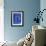 PP12 Faded Blueprint-Borders Cole-Framed Giclee Print displayed on a wall