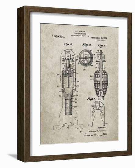 PP12 Sandstone-Borders Cole-Framed Giclee Print