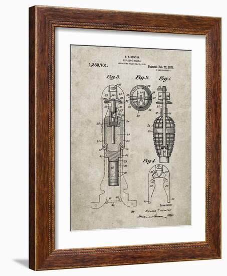 PP12 Sandstone-Borders Cole-Framed Giclee Print