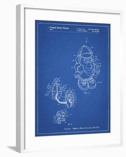 PP123- Blueprint Mr. Potato Head Patent Poster-Cole Borders-Framed Giclee Print